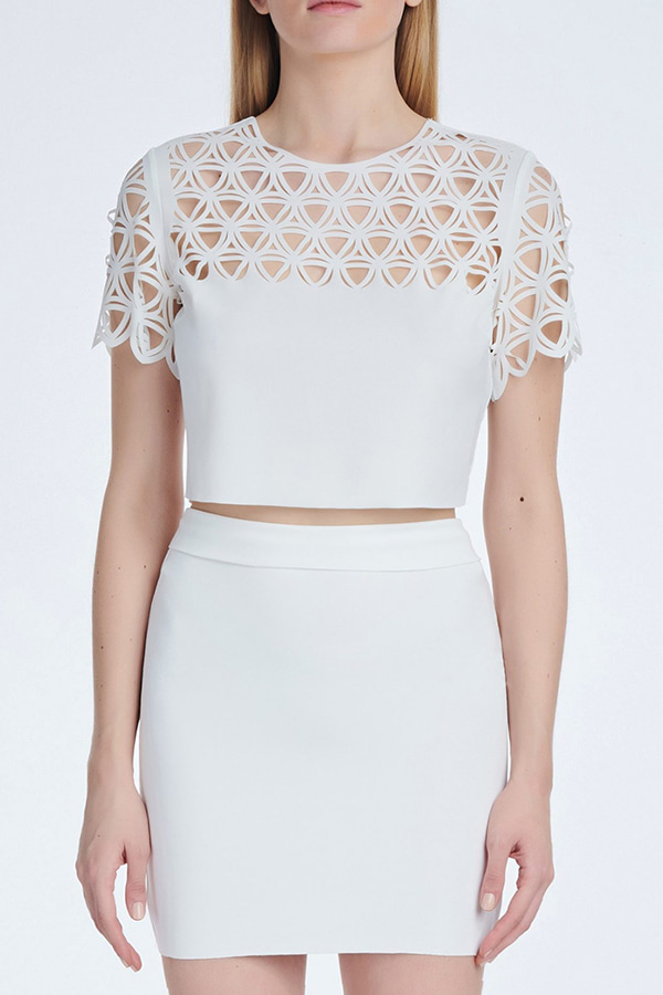 ΜΠΛΟΥΖΑ CUTCUUTUR - WHITE